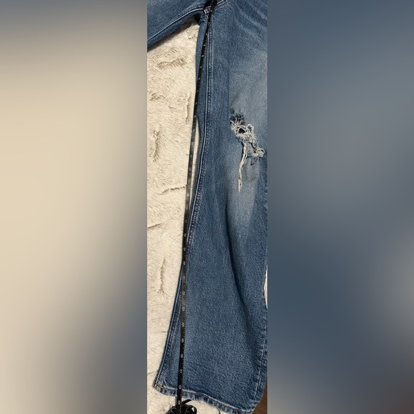 J. Crew Distressed Ripped Straight Leg Jeans Size 28T - Picture 4 of 13